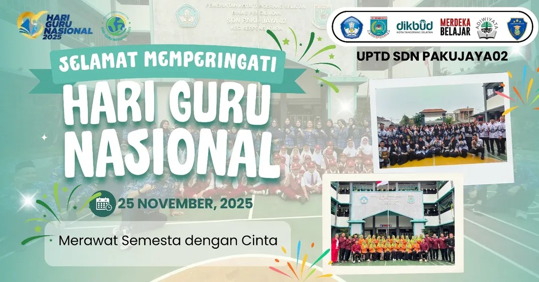 UPTD SDN Pakujaya 02 Rayakan Hari Guru Nasional 25 November 2025