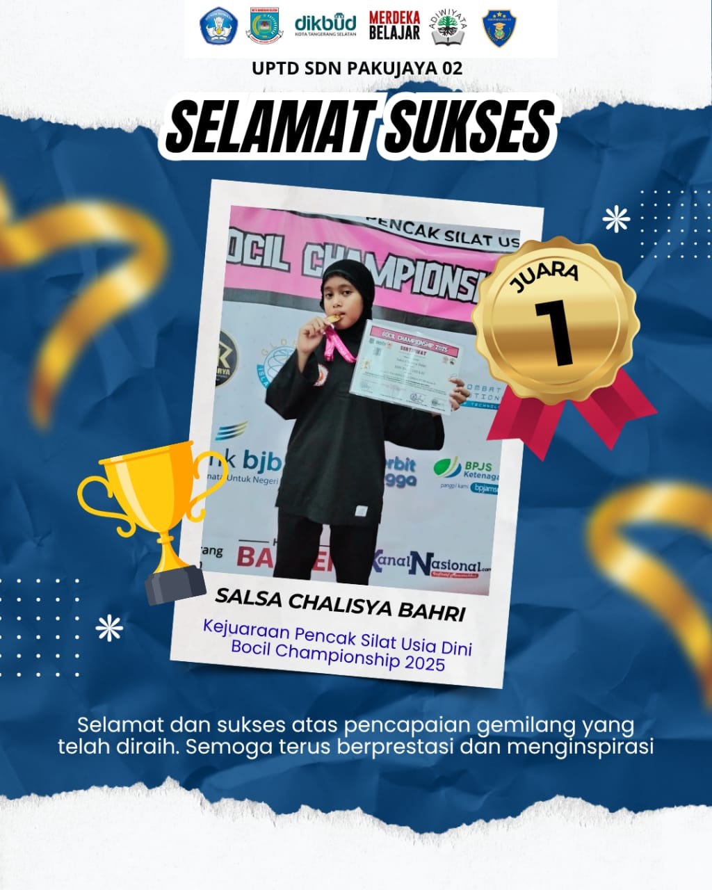 Kejuaraan Pencak Silat Usia Dini Bocil Championship 2025