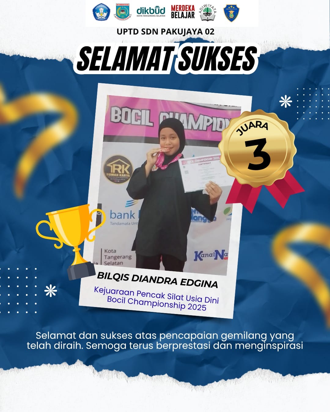 Kejuaraan Pencak Silat Usia Dini Bocil Championship 2025