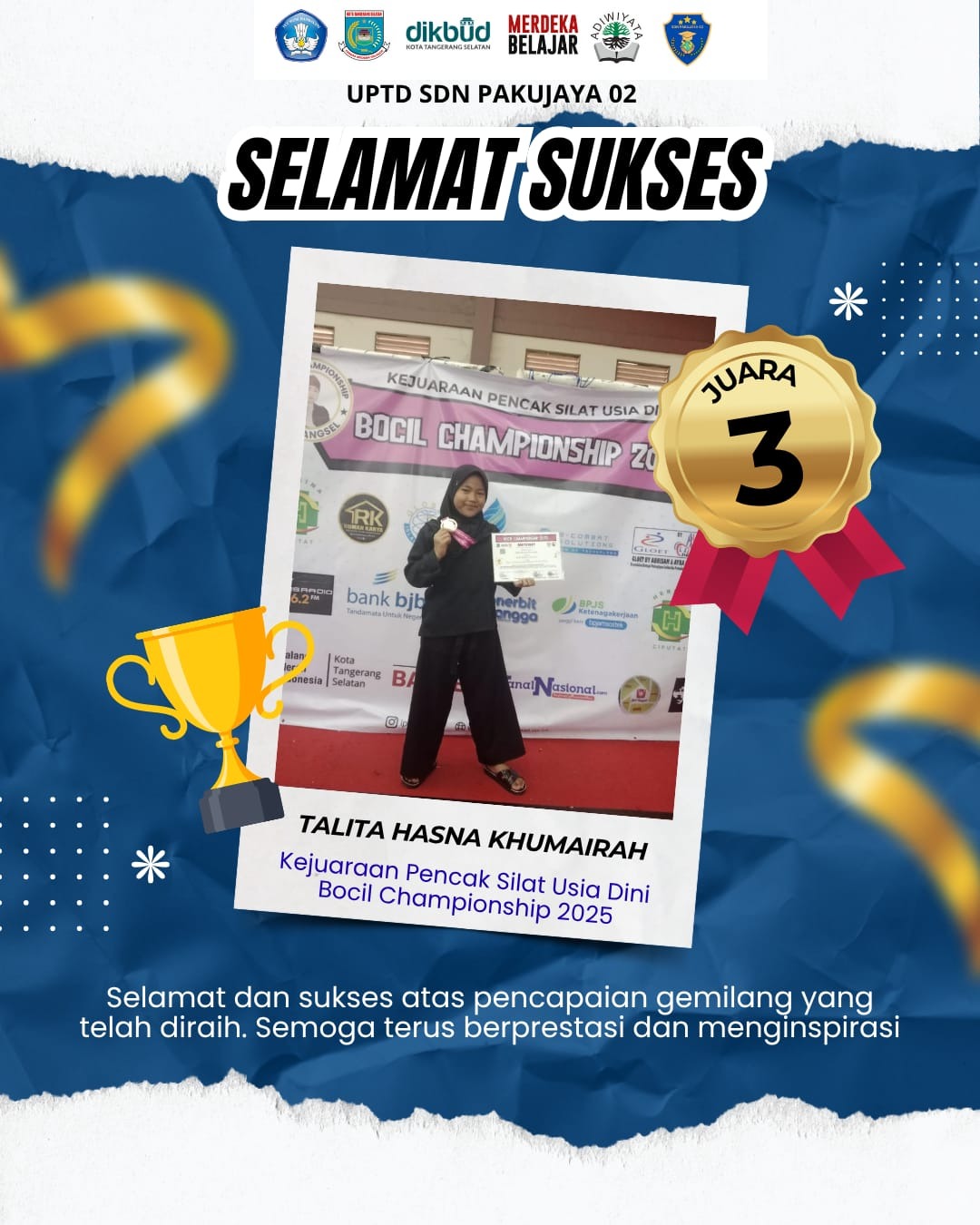 Kejuaraan Pencak Silat Usia Dini Bocil Championship 2025