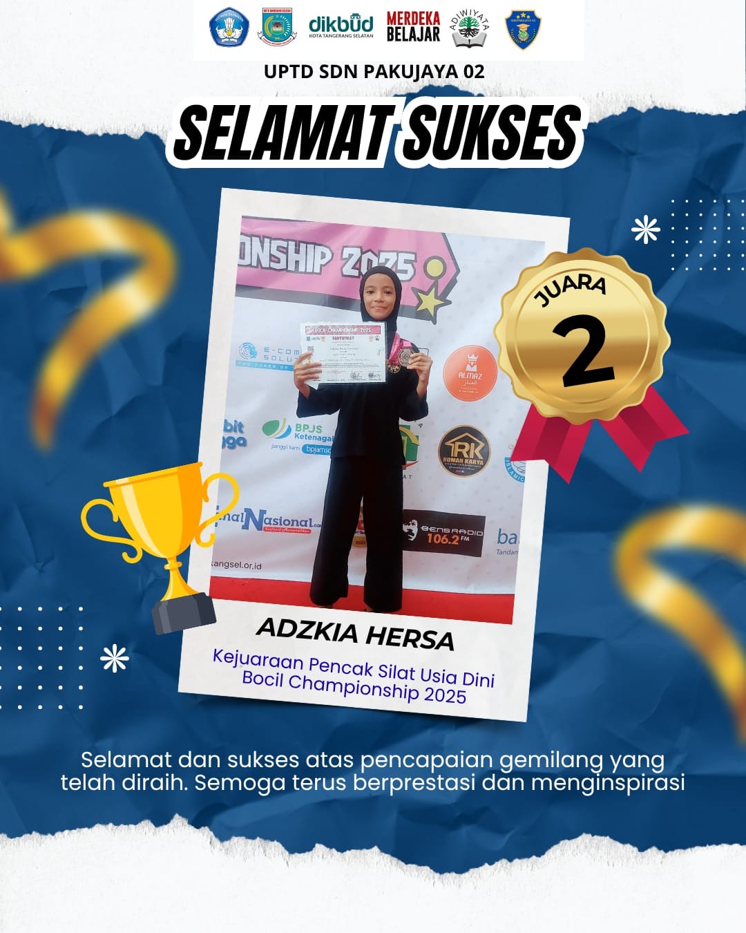 Kejuaraan Pencak Silat Usia Dini Bocil Championship 2025
