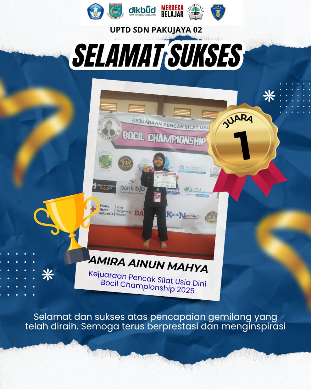 Kejuaraan Pencak Silat Usia Dini Bocil Championship 2025