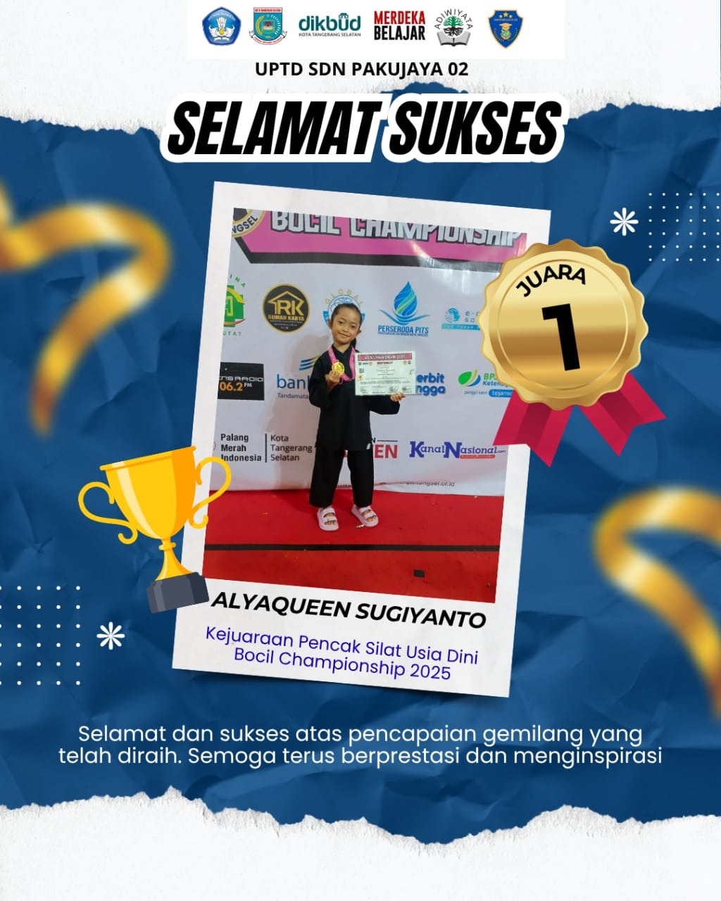 Kejuaraan Pencak Silat Usia Dini Bocil Championship 2025