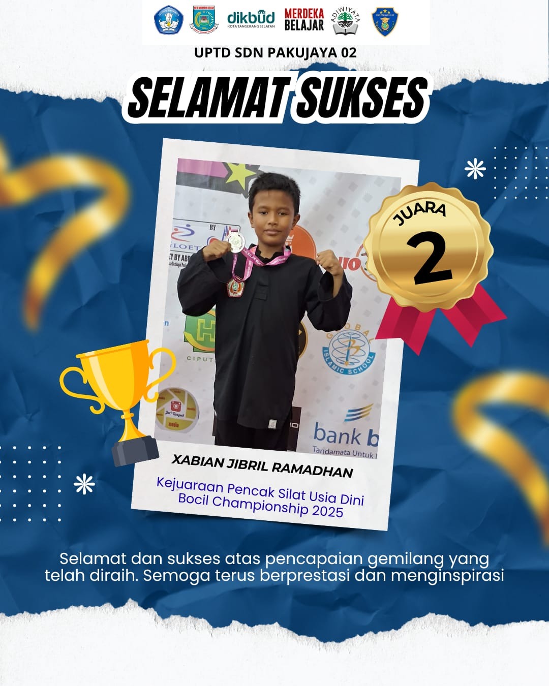 Kejuaraan Pencak Silat Usia Dini Bocil Championship 2025